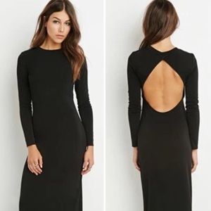 FINAL $ Forever21 NWT Maxi Dress Sexy Back CutOut